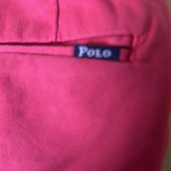 Polo by Ralph Lauren Red Slim Fit Pants - Picture 6 of 7